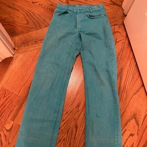 vintage levi blue jeans